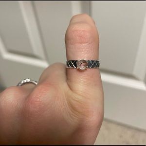 Rutilated Quartz silver ring